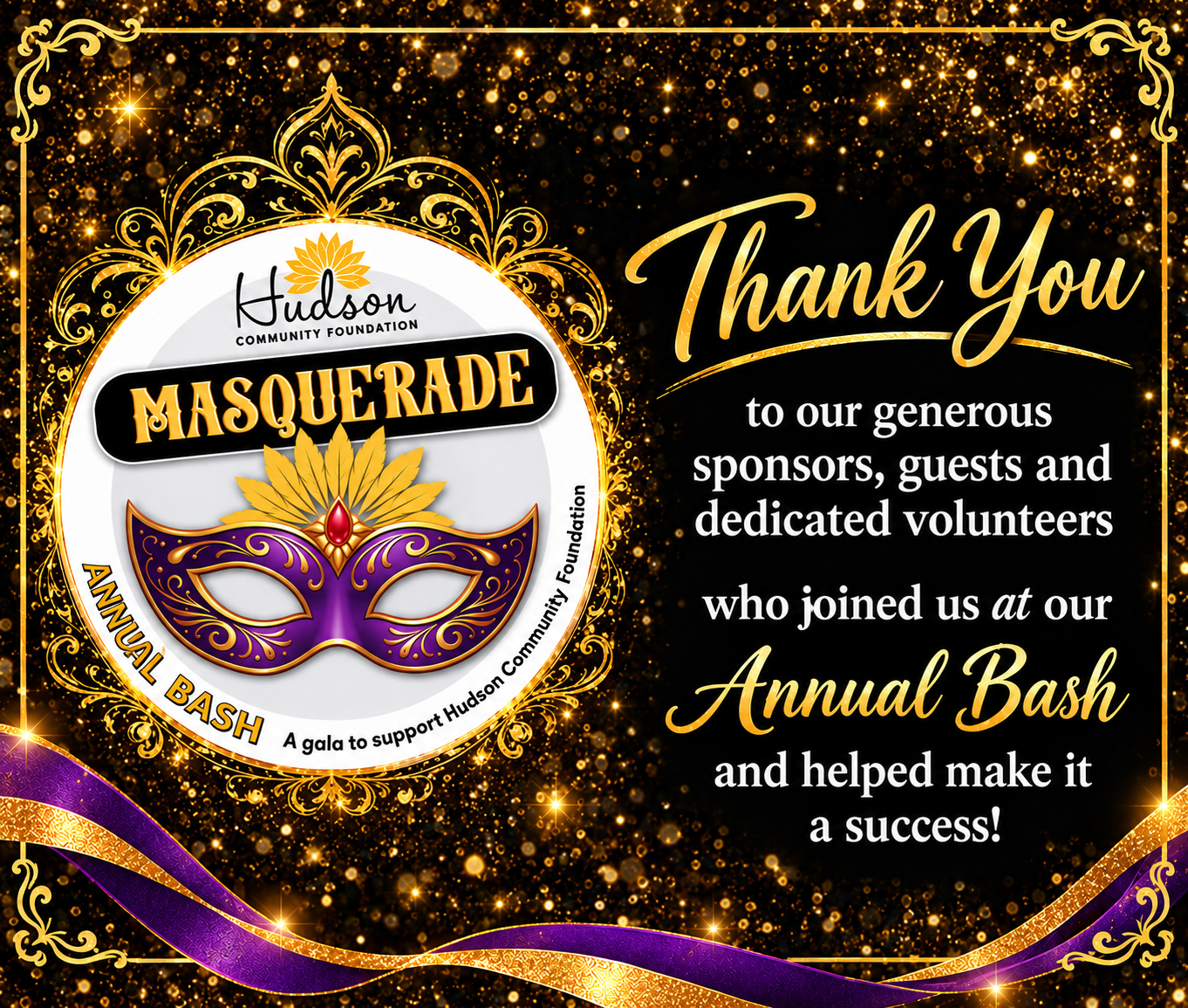 Thank you image for website after event.